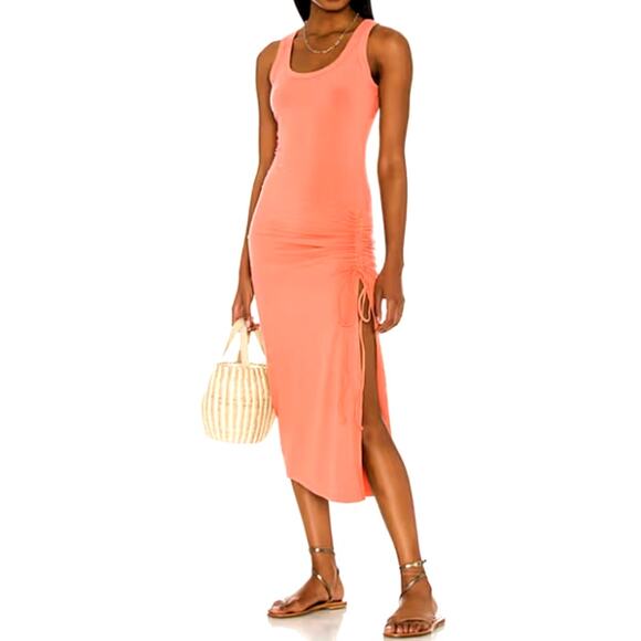 L*Space Sandpiper Ribbed Midi Dress M - Picture 1 of 8